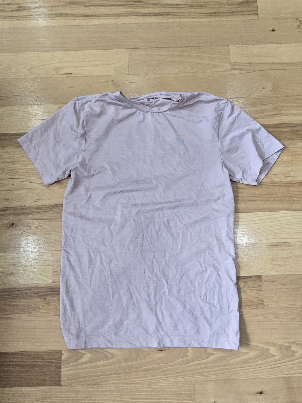 Hurley Men's Short Sleeve Crew Tee - Pale Pink Size S
